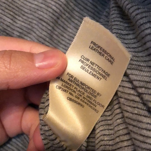 Ett:twa Fosters Leather moto Jacket Anthropologie women’s Size XS black like New - Picture 15 of 16